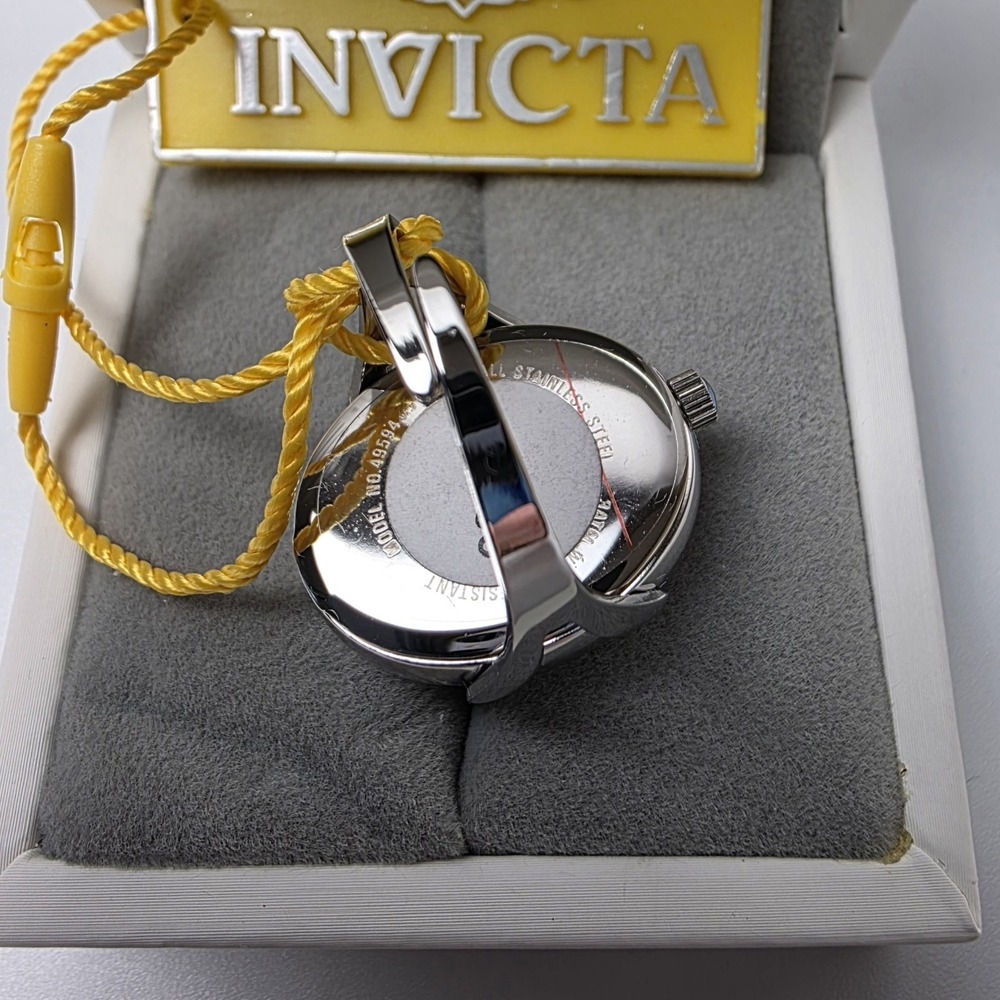 NEW Invicta Mini Women's Ring Watch - 24mm, Silver (49594) #0683 - Picture 5 of 7